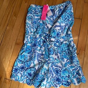 NWT Lilly Pulitzer Jace Strapless Romper